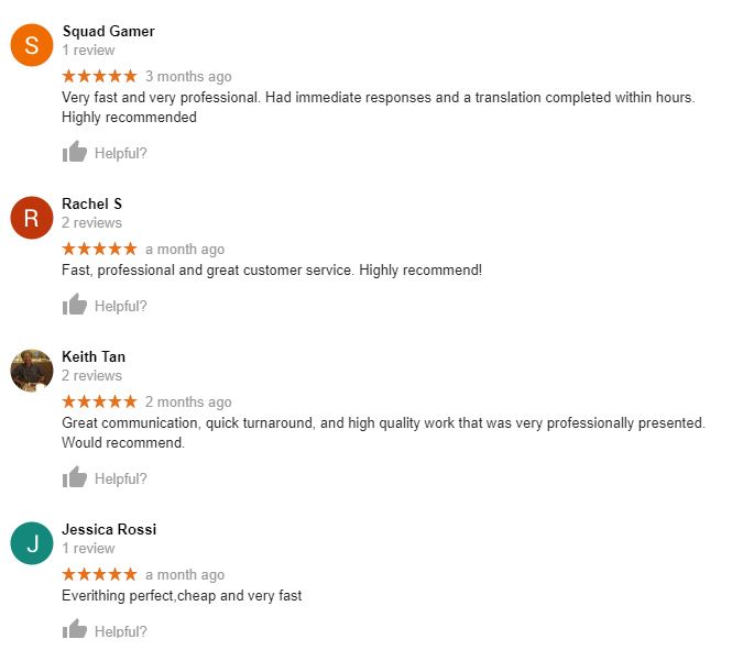 Reviews